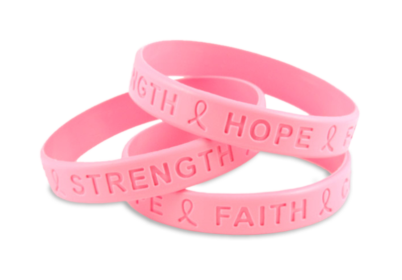 Custom Debossed Silicone Wristbands