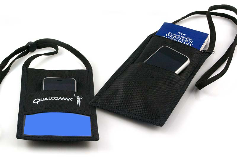 Custom Imprinted Non-Woven Neck Wallet - NW-GW05